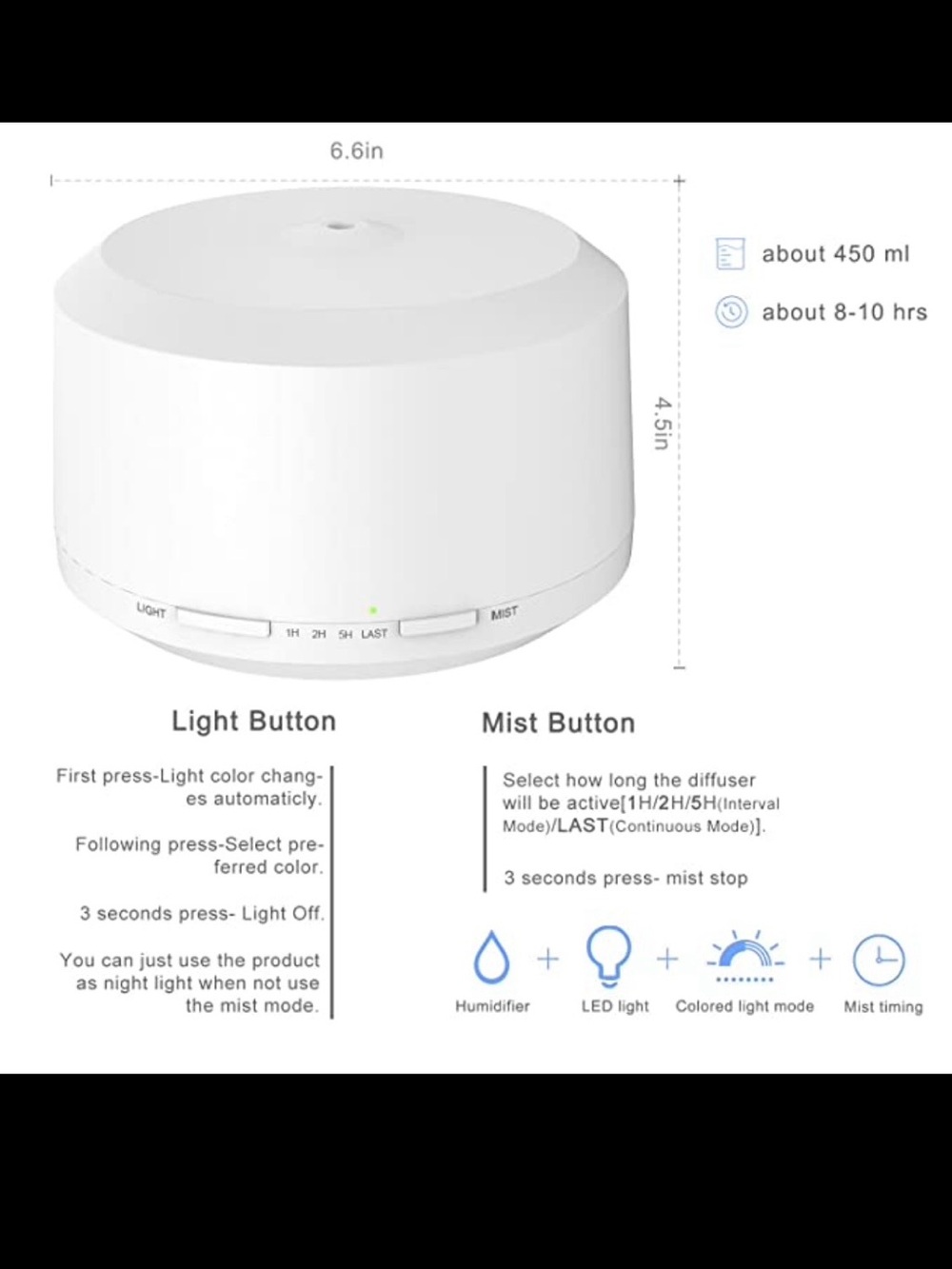 Zookki Amora Diffuser Lamp - Picture 7 of 9